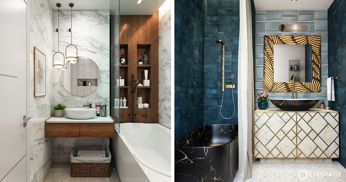 15 Glamorous Art Deco Bathroom Ideas & Tips For 2023 - EverLineArt