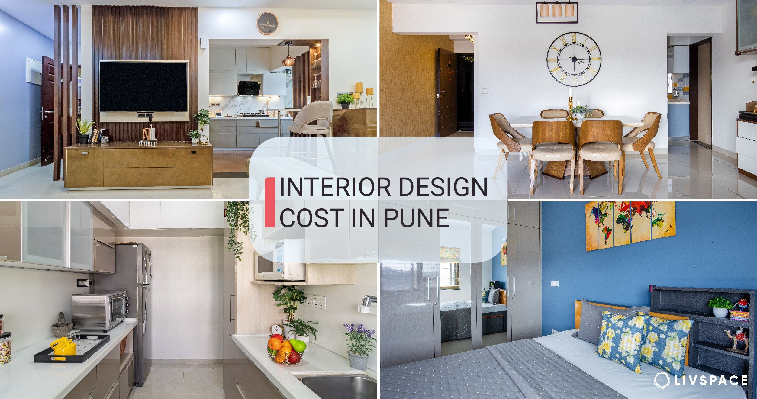 Interior Design Cost in Pune: 1BHK, 2BHK & 3BHK Apartments & Home