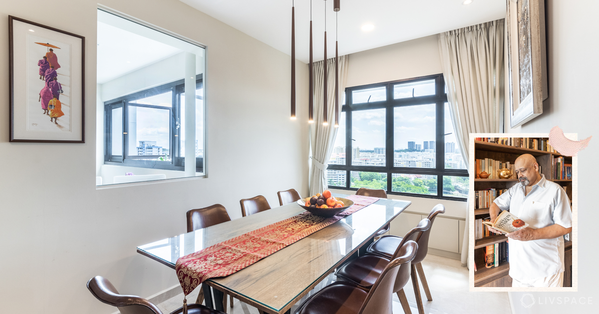 Ample Light and Pretty Functional Furniture for This 5-room HDB