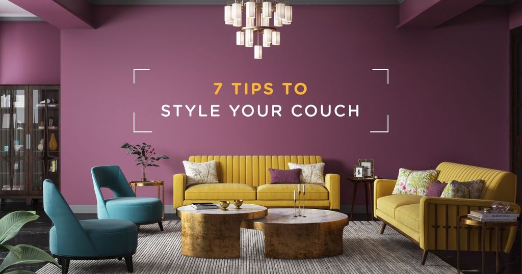 Style a Sofa like a Pro with these Quick and Easy Tips