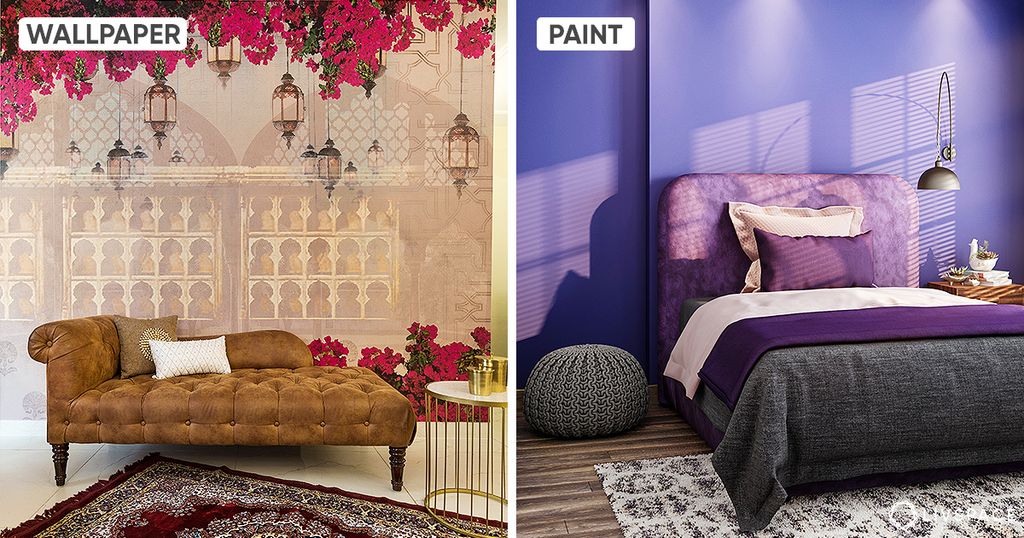 Wallpaper vs Paint Which Material Is Better for Home Decor?