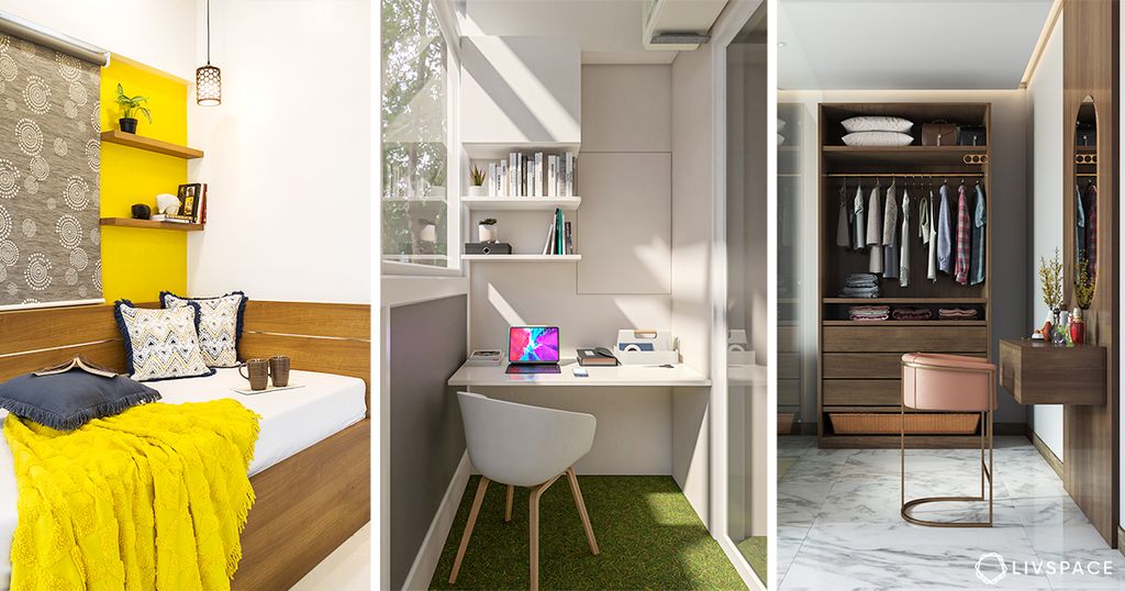 10+ Creative Ways to Design a Small Room To Maximise Space - Livspace