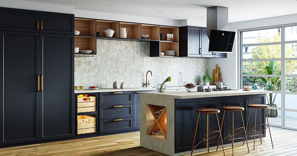separate wet and dry kitchen design