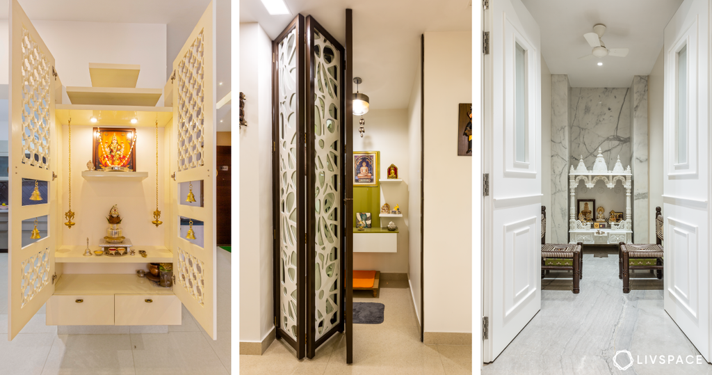 Pooja Room Door Designs for Indian Homes Ideas by Livspace