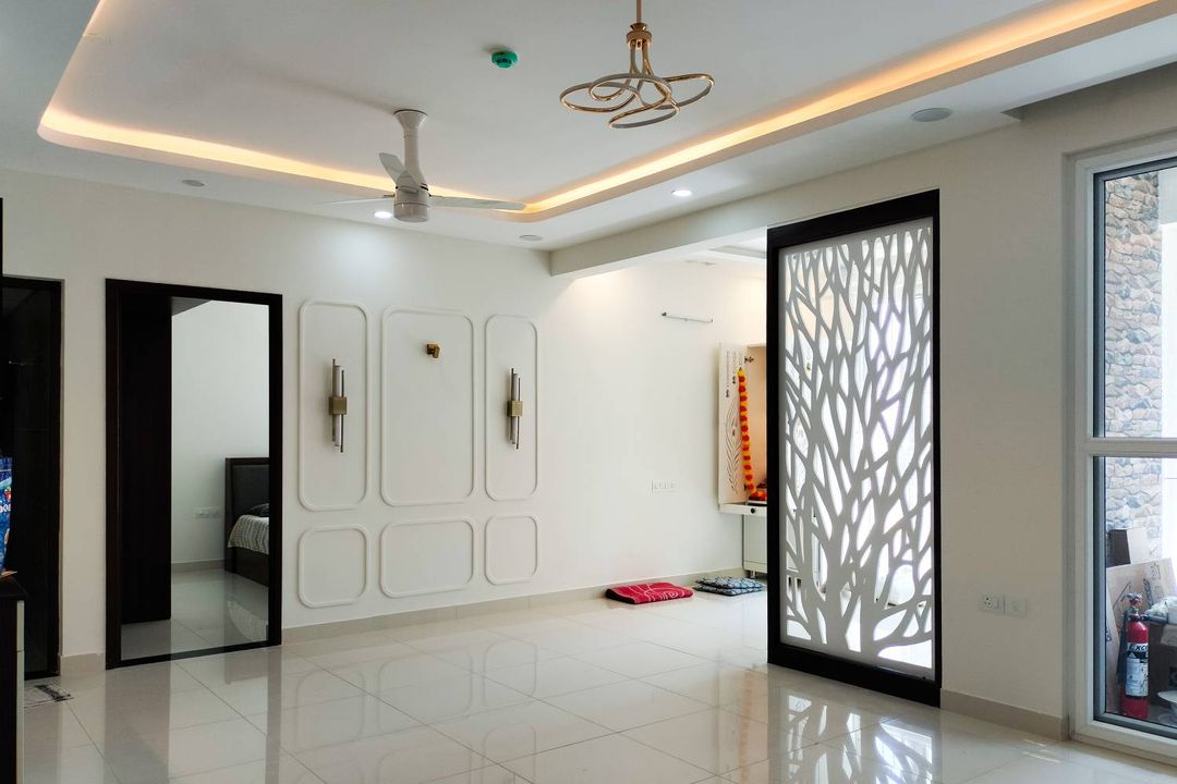 Modern POP False Ceiling Design in Peripheral Single Layered Shape ...