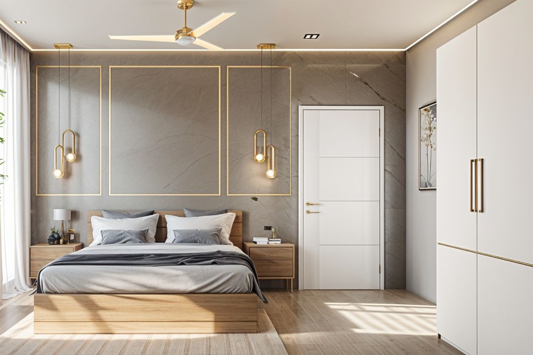 3BHK Apartment Contemporary Design in Bangalore with L-Shaped Kitchen ...