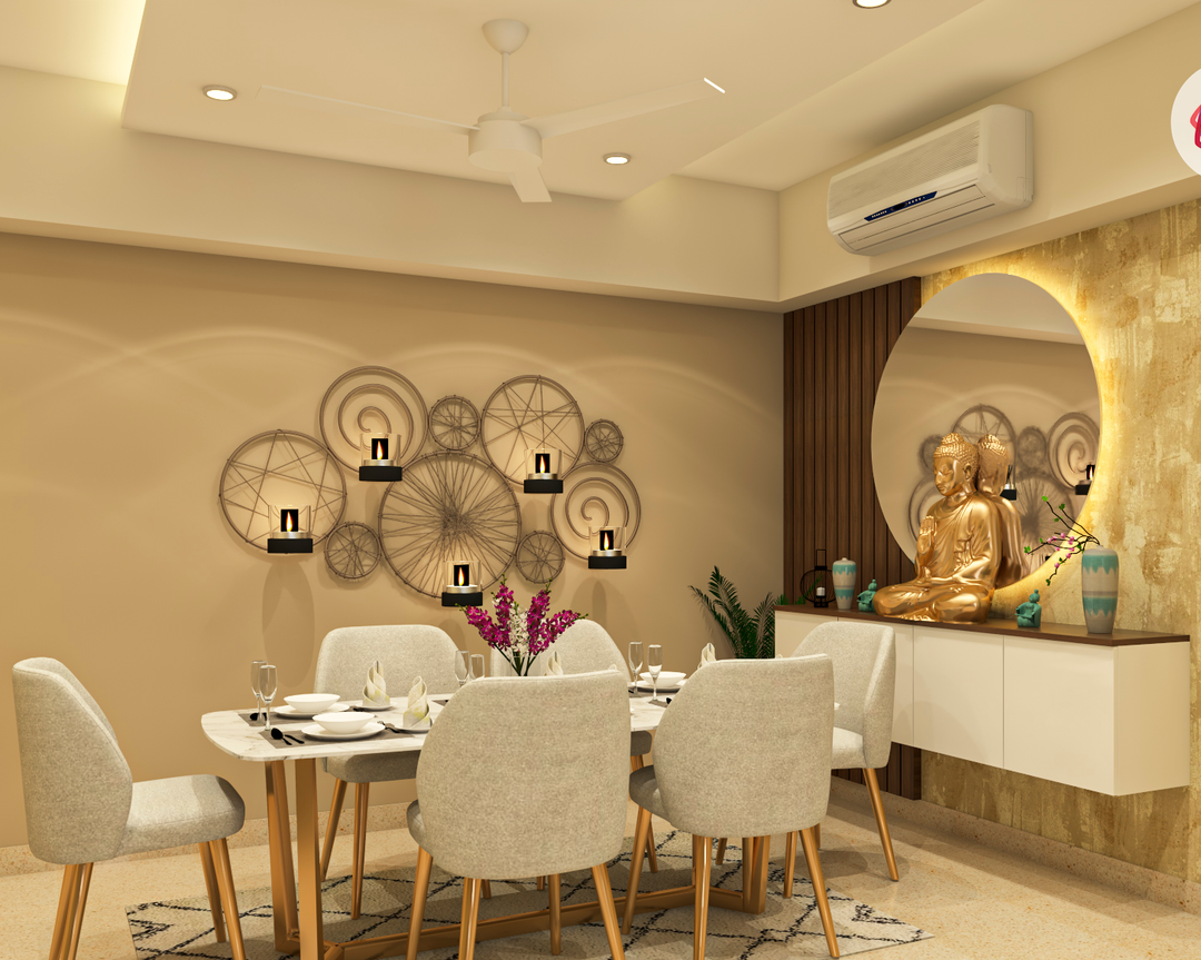 Spacious Antique Themed Dining Room Design Ideas | Livspace