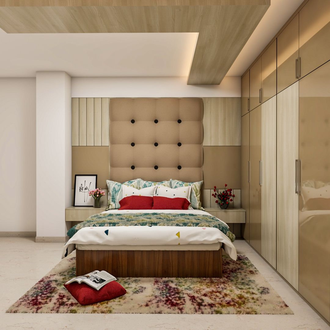 Contemporary False Ceiling Design With Cove Lights | Livspace