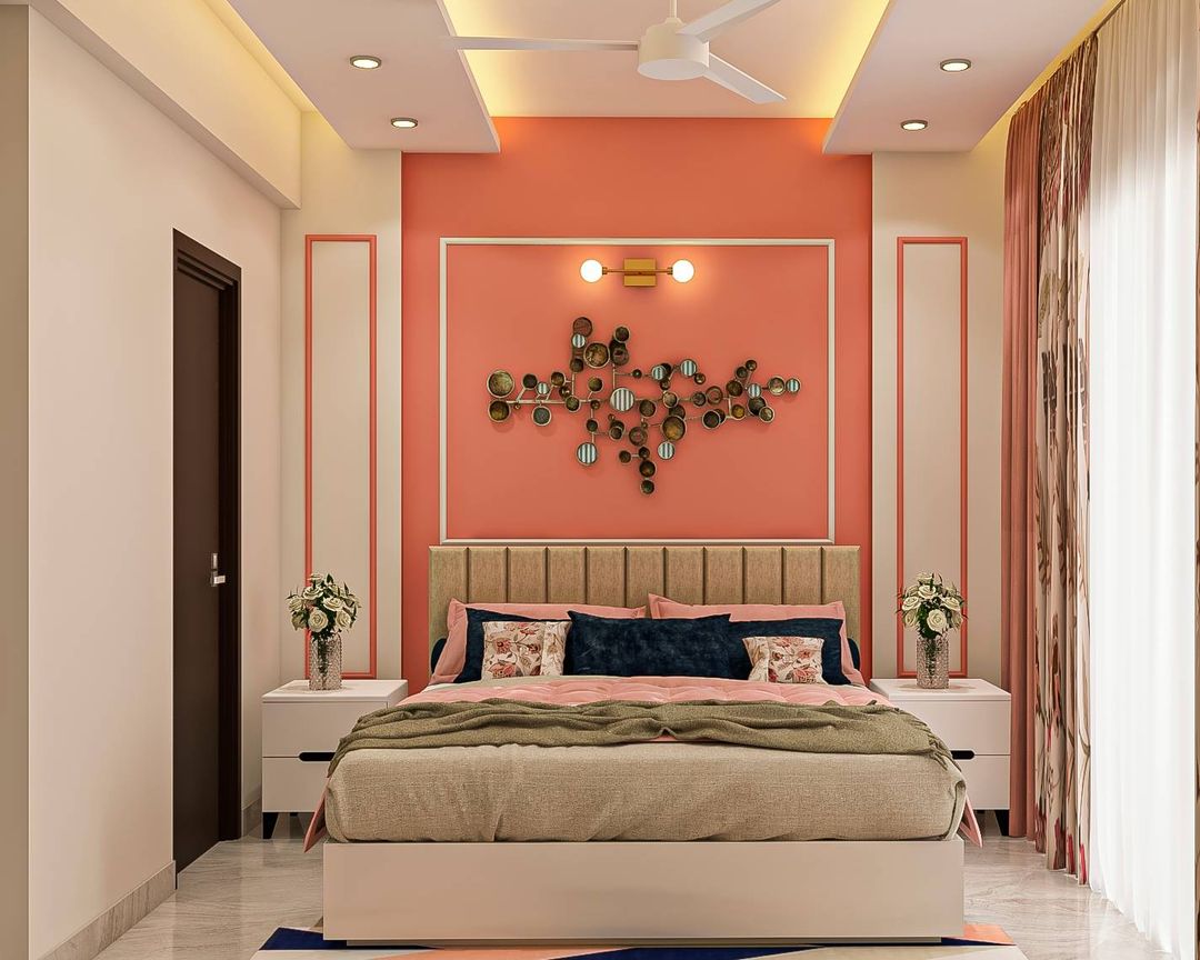 Low Maintenance Contemporary Styled Compact Sized Master Bedroom Design ...