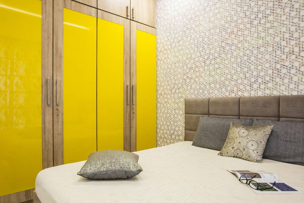 2BHK Mumbai Flat Contemporary Design with Parallel Kitchen and Stylish ...