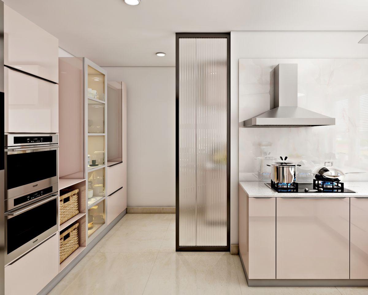 Low Maintenance Convenient Modern Style Spacious Kitchen Cabinet Design ...