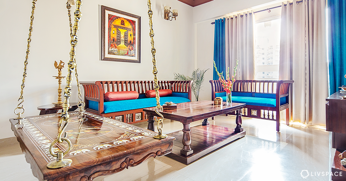Indian Home Decor: Traditional 3BHK With Pops of Colour in Noida