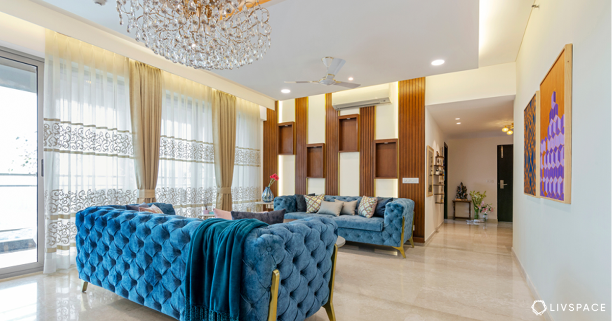 4 BHK Home Design from Livspace With Stylishly Unique Interiors