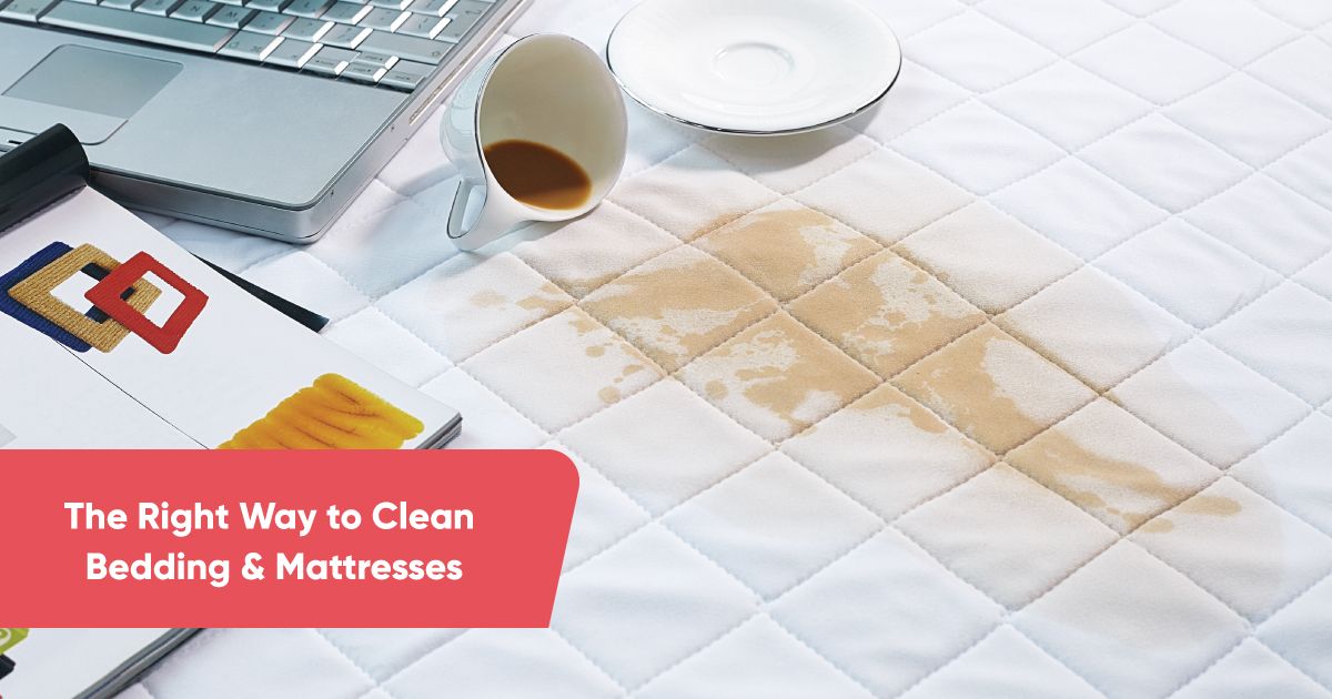 How to Clean a Mattress and Bedding the Right Way