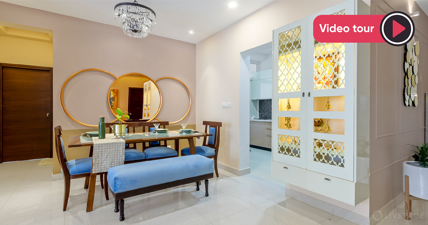 How to Mix Styles Like This Interior Decoration of 3BHK Flat