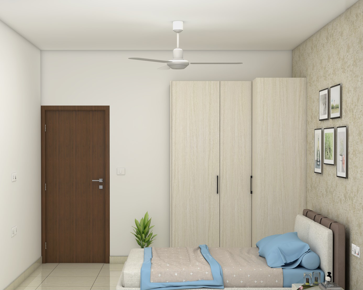 Modern Kid's Bedroom Design With Wall Frames Livspace