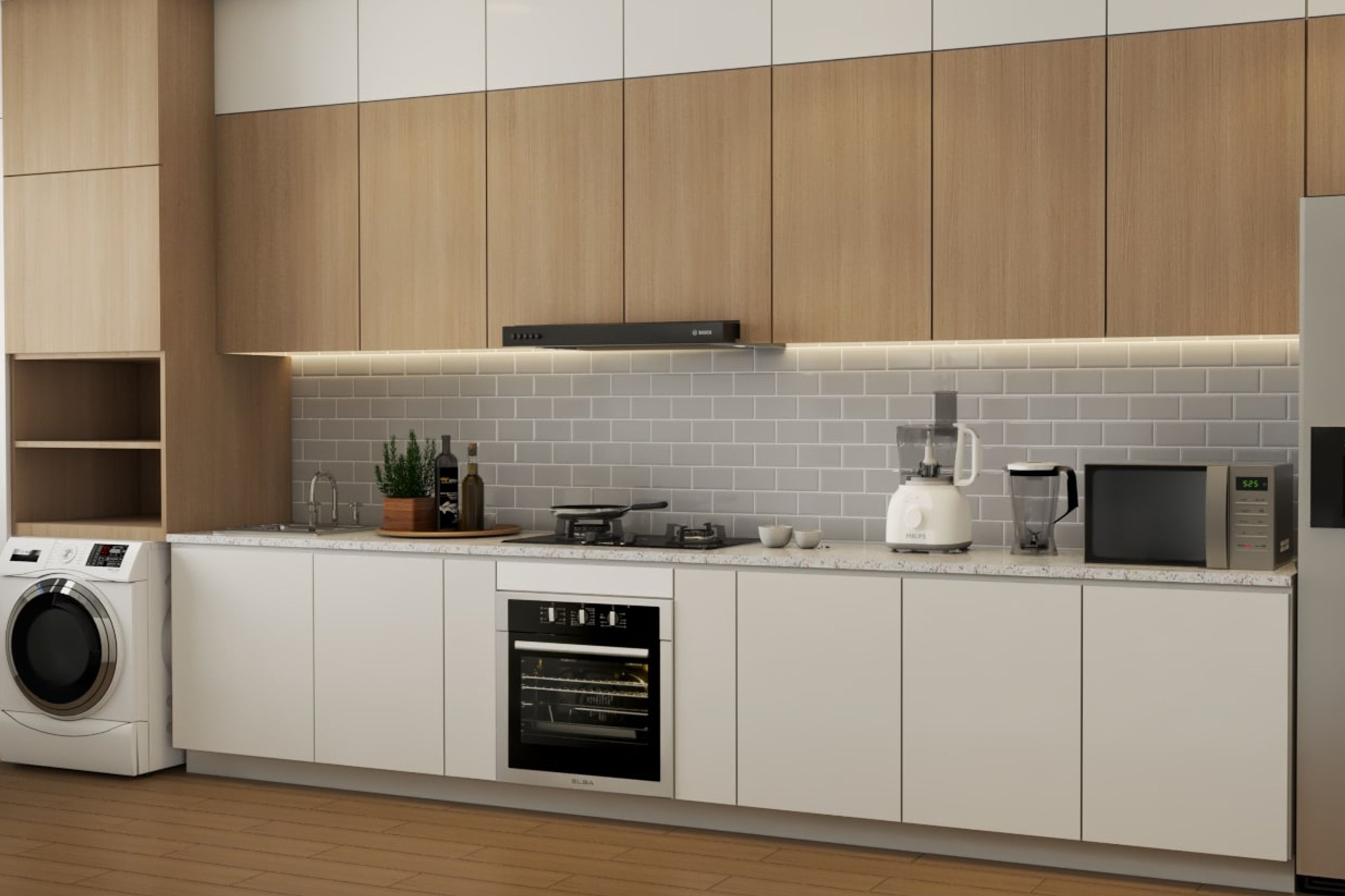 Durable Laminates Design For Kitchen Livspace