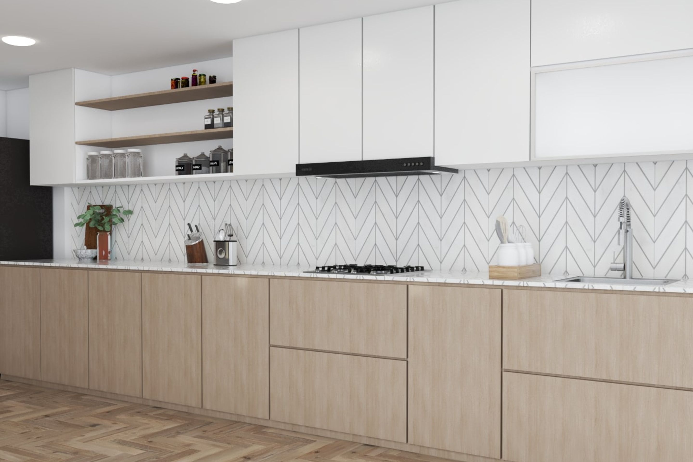 Durable Laminates Design For Kitchens Livspace