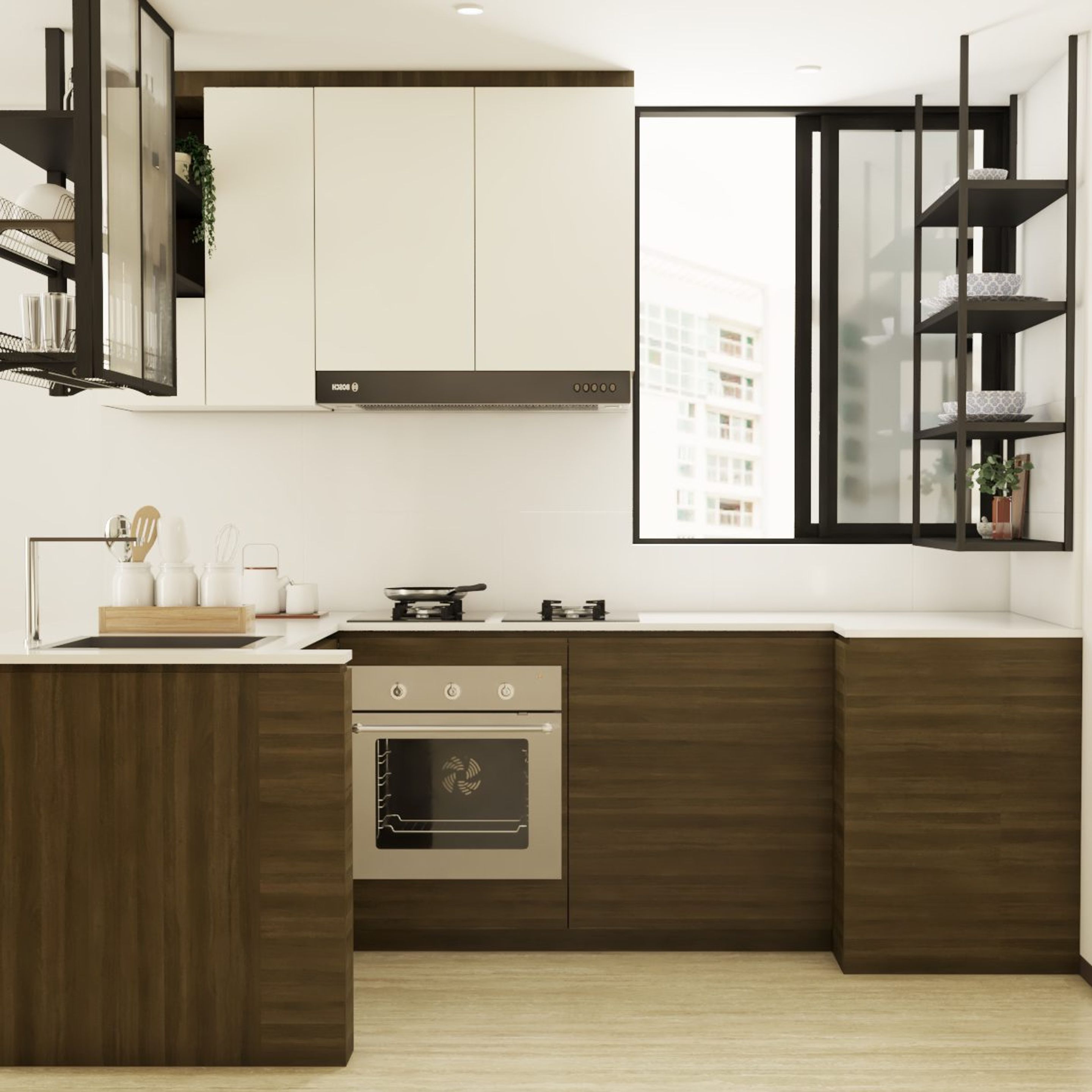MoistureResistant Laminates Design For Kitchen Livspace