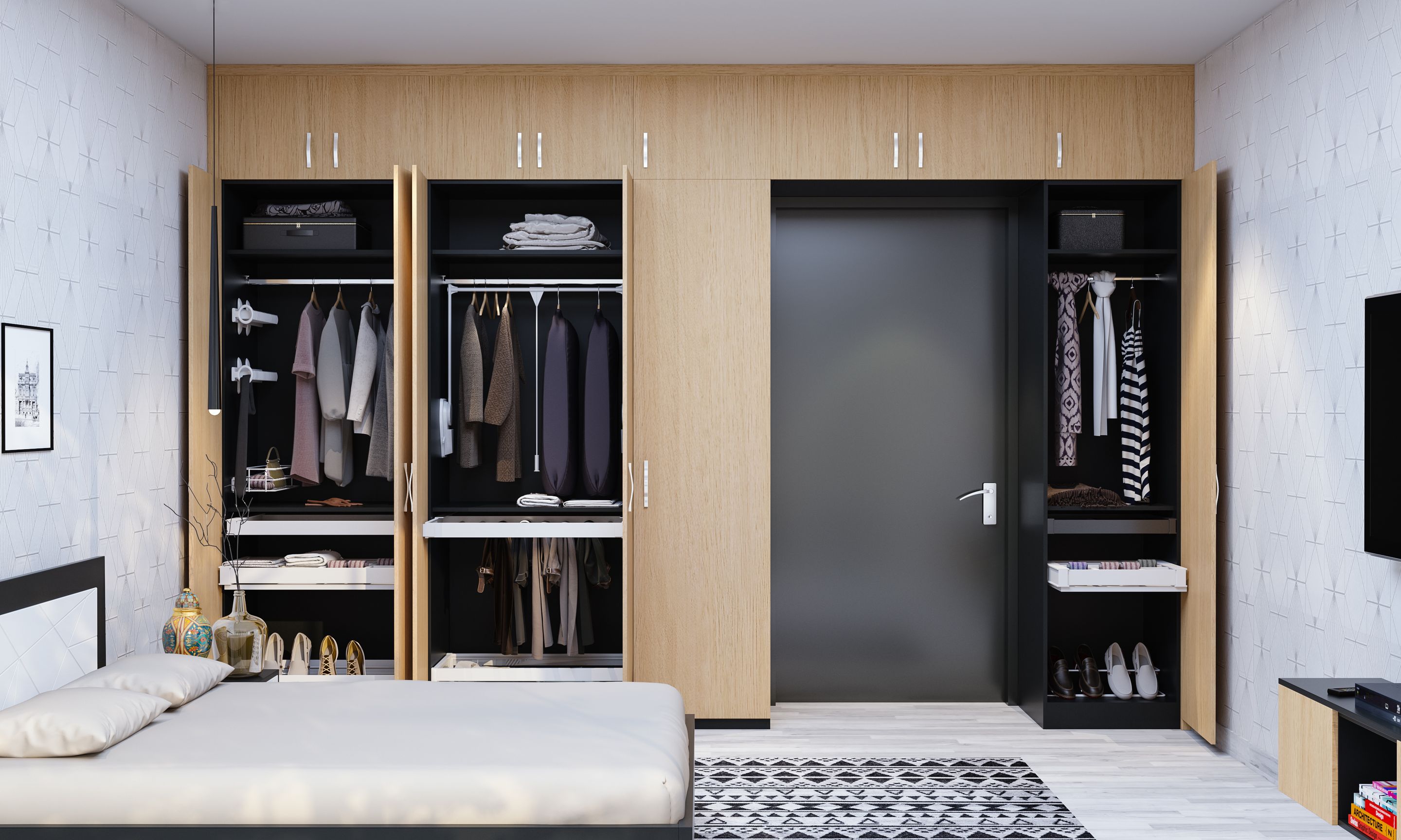 Where To Put Wardrobe In Bedroom