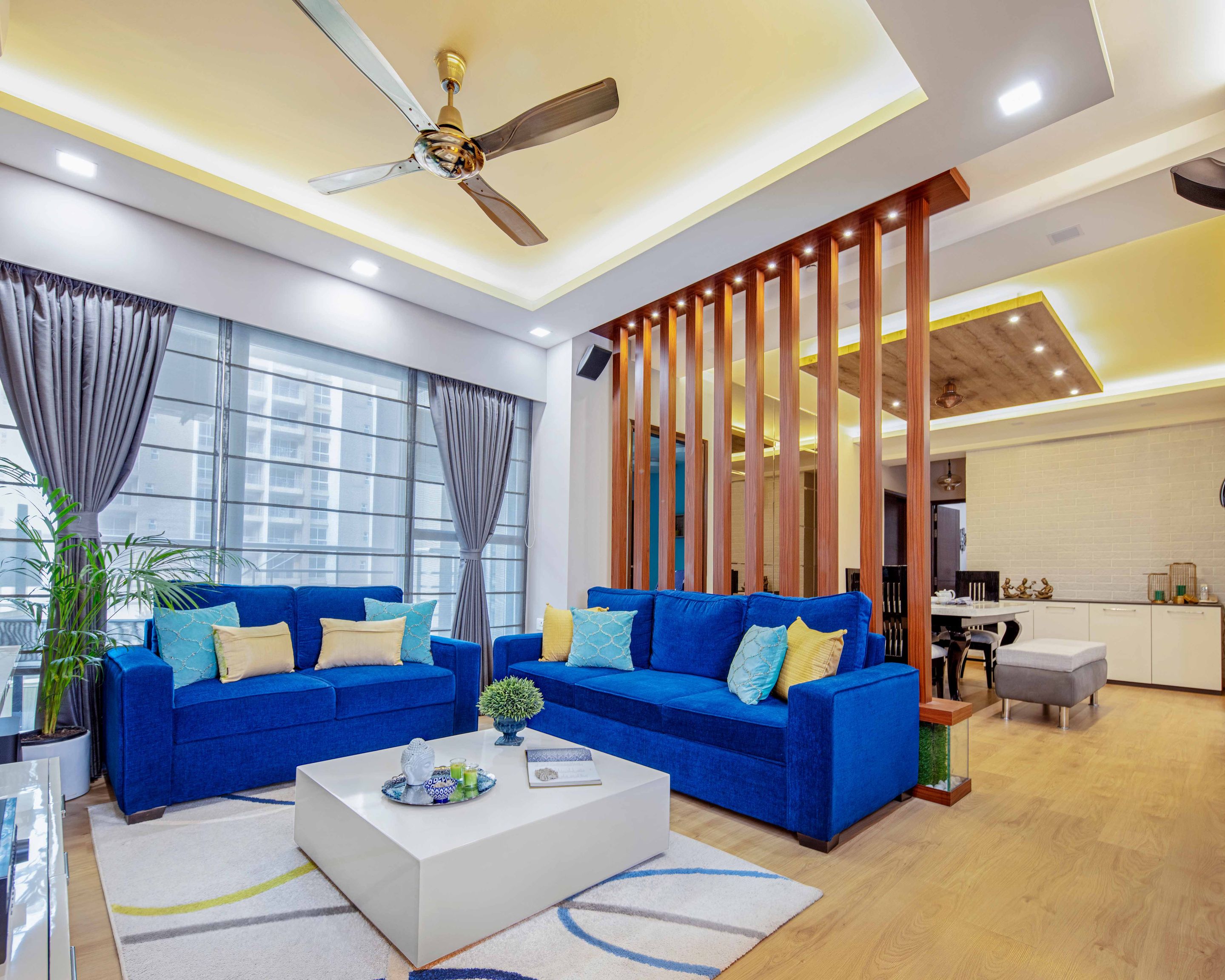 Bhk Flat In Noida With False Ceilings Livspace