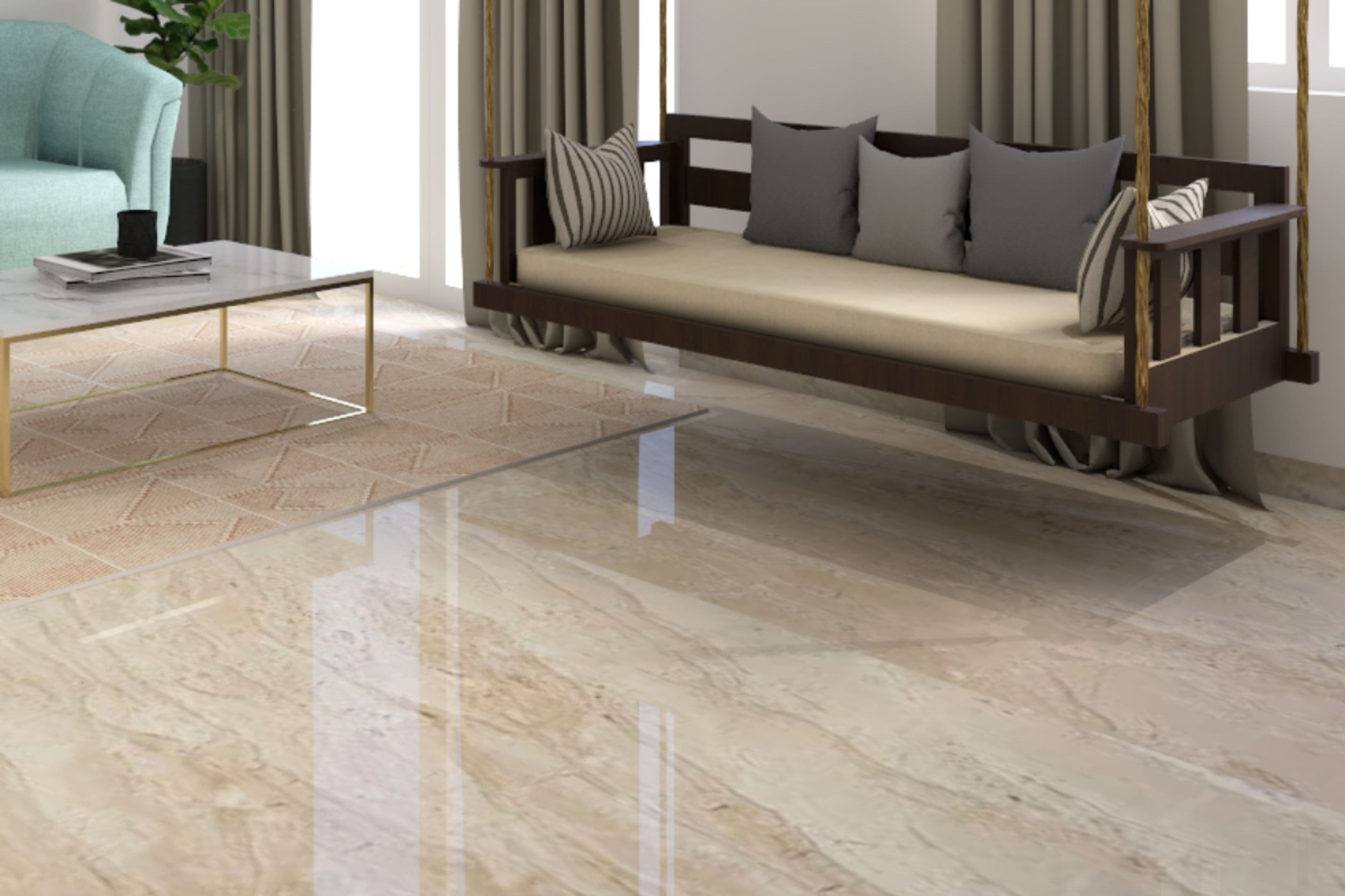 living room floor tiles design india