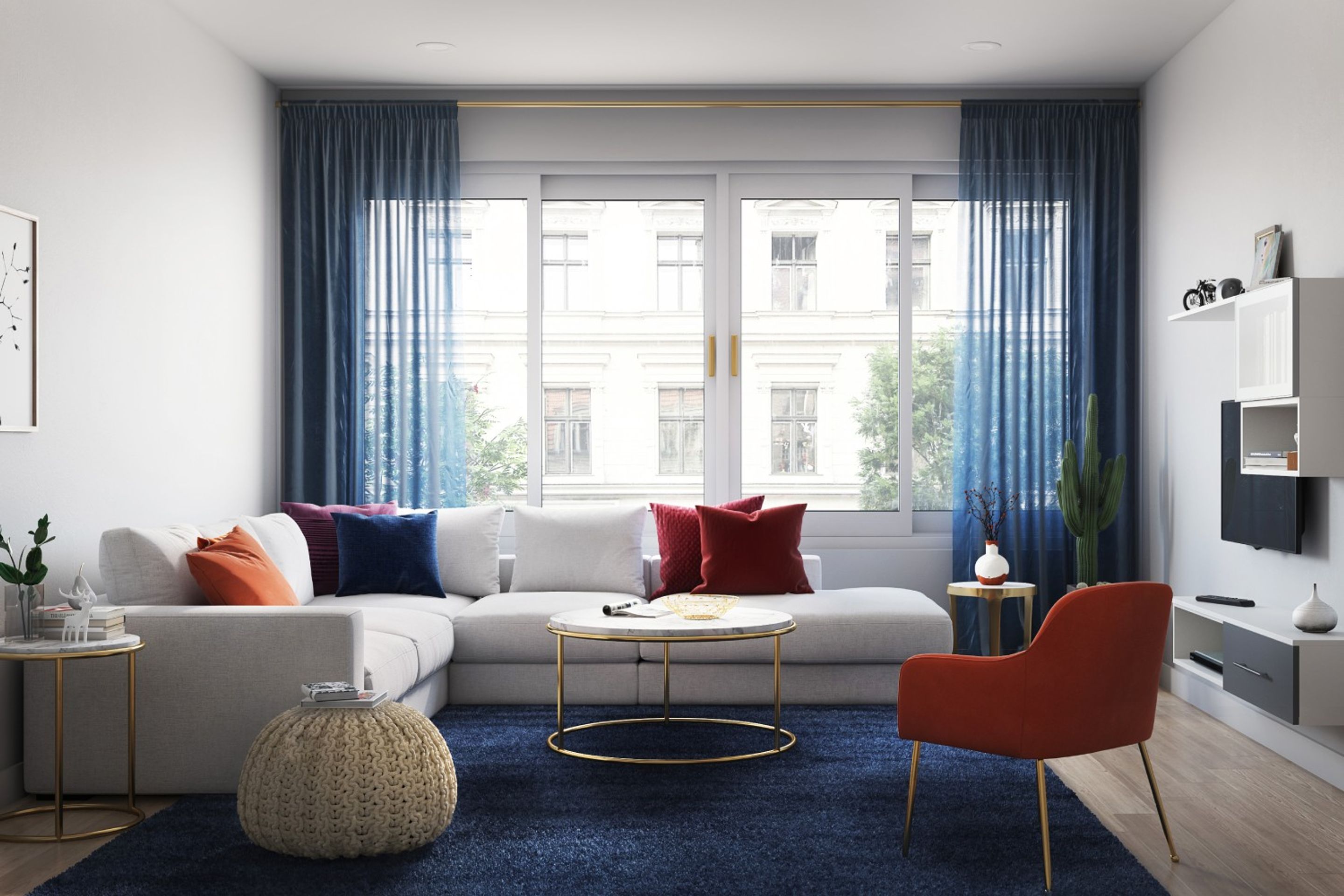 White UPVC Sliding Window Design | Livspace