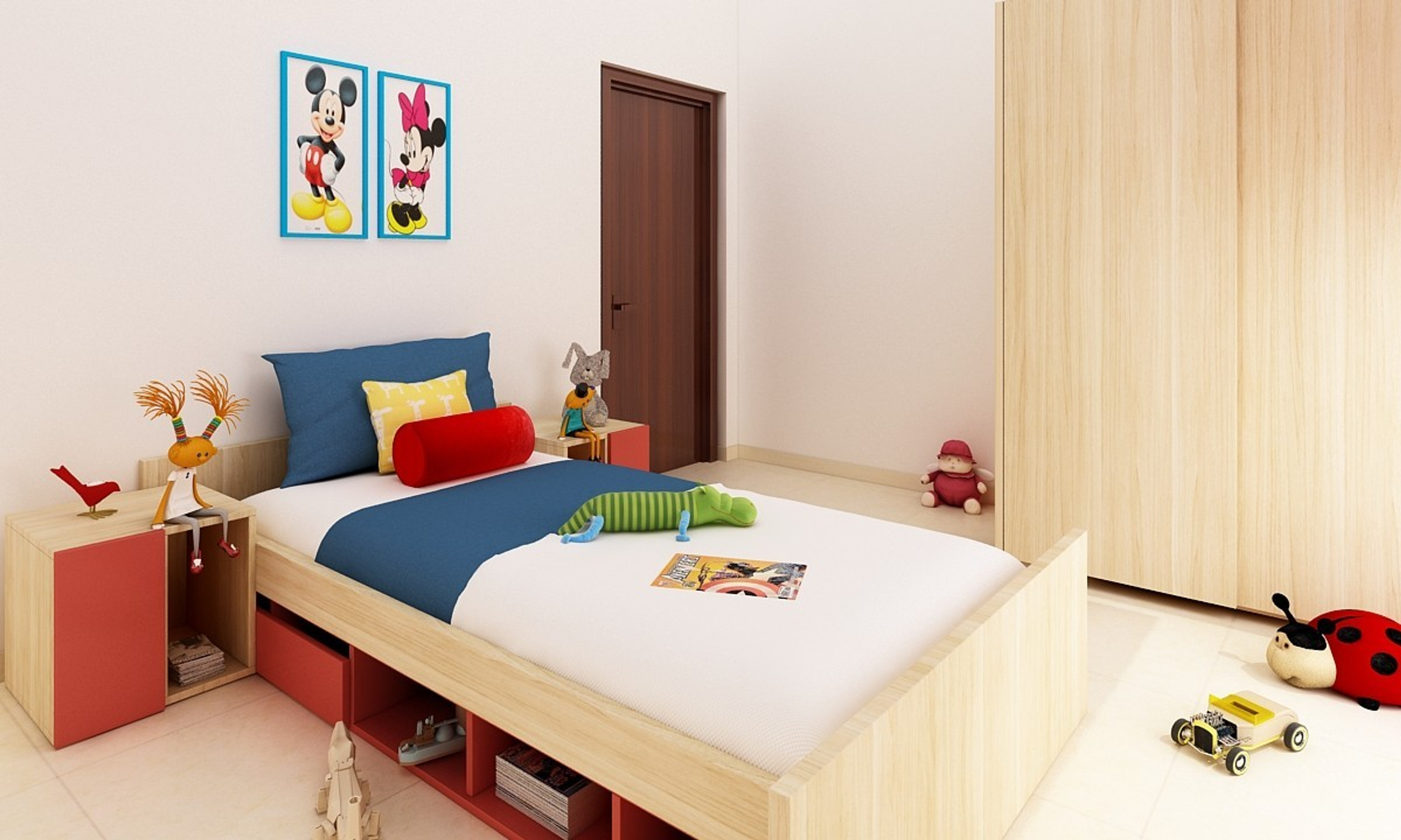 Buy Contemporary Elegant Kids Bedroom online in India