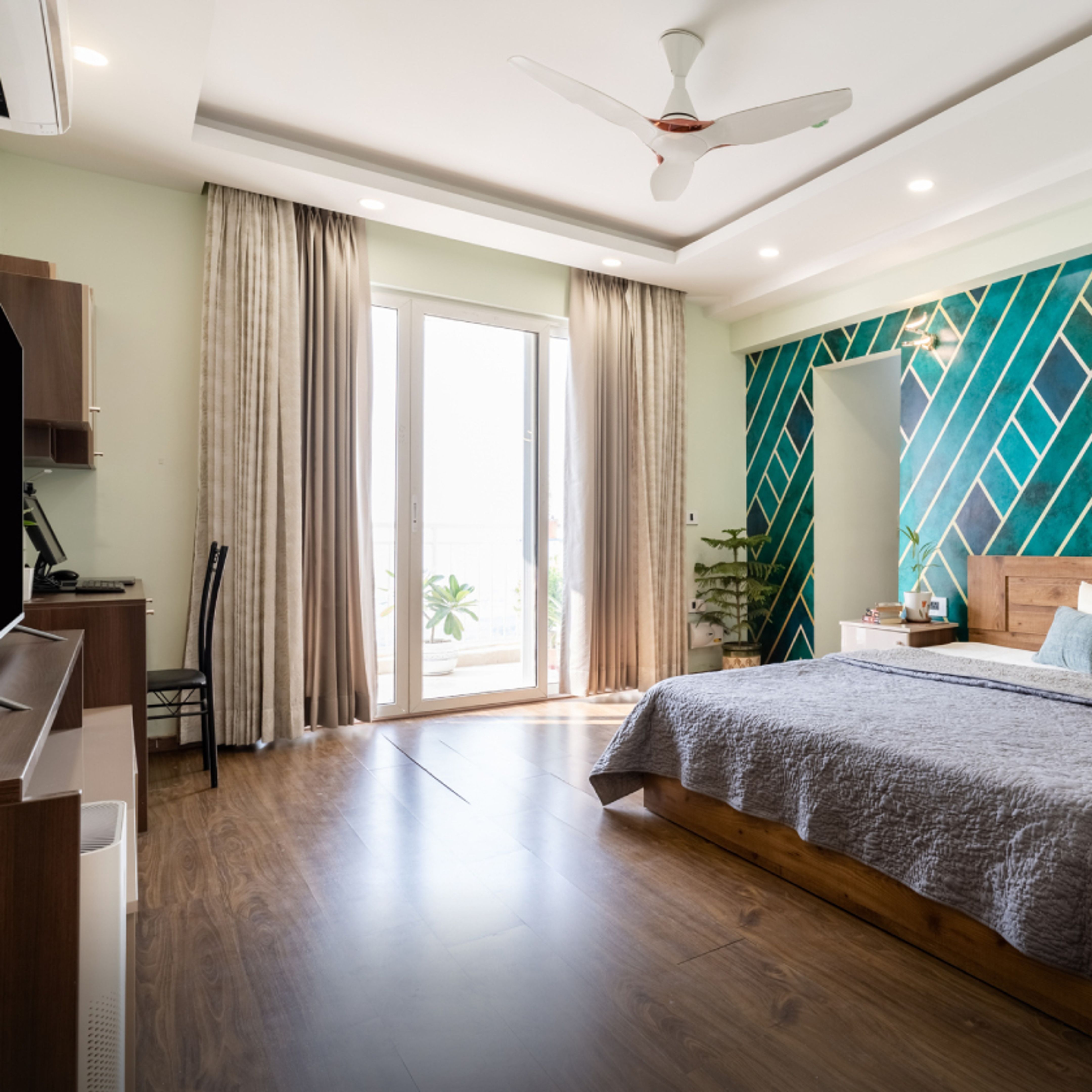 Dark Walnut Wooden Floor Tiles Livspace