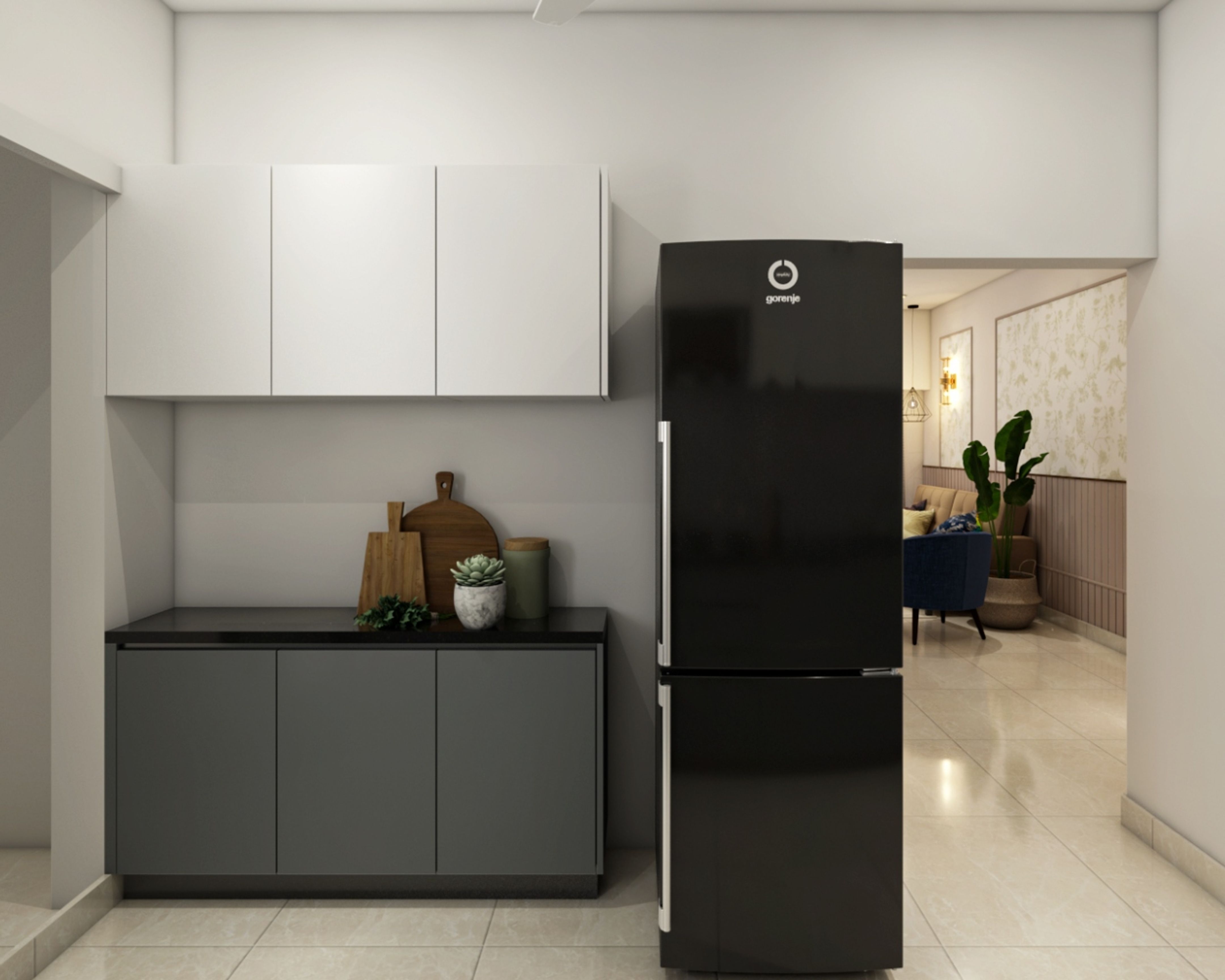 Modular Kitchen Design With Spacious Drawer Storage - 11X10 Ft | Livspace
