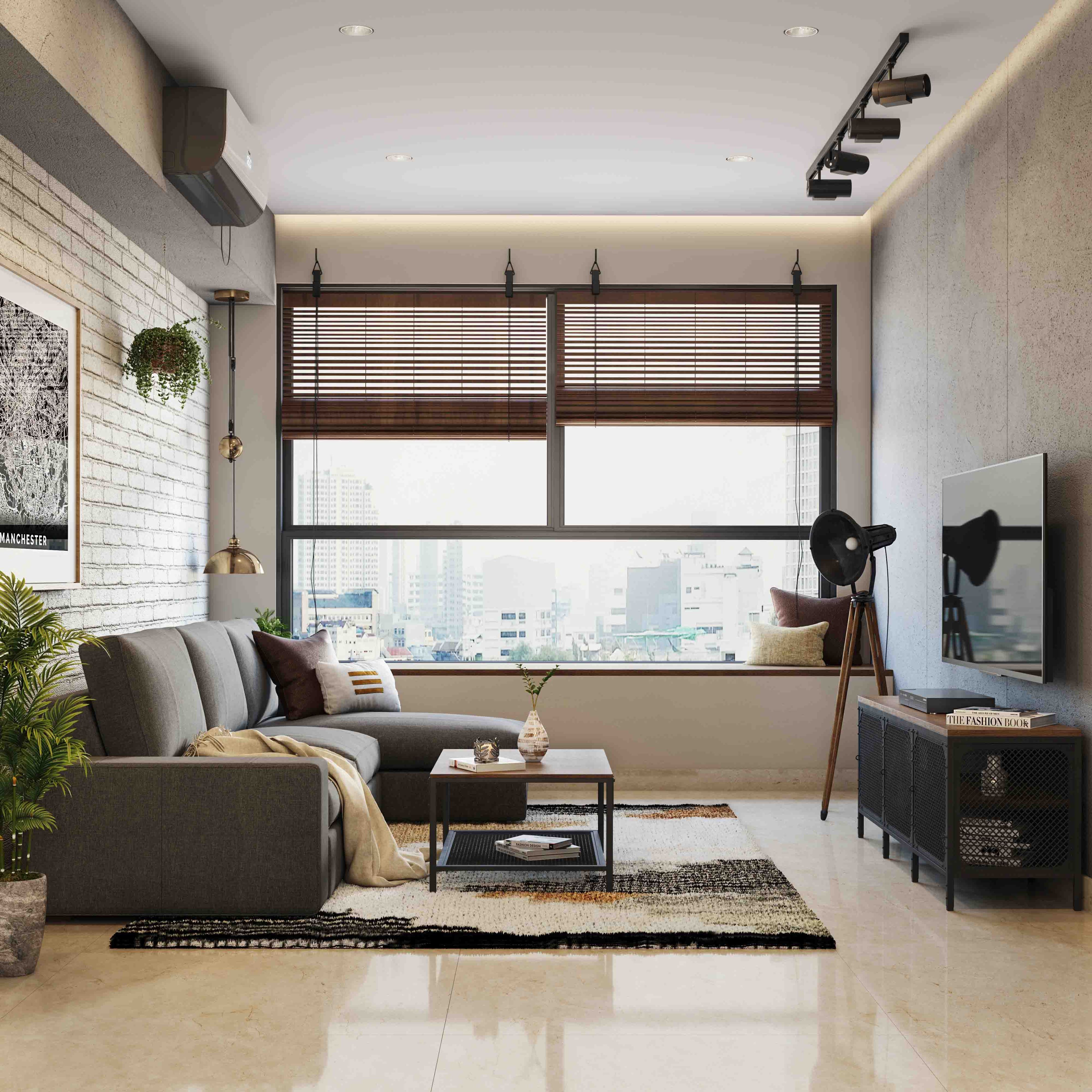 Single-Layered Rectangular Hall Ceiling Design With Spot Lights And ...