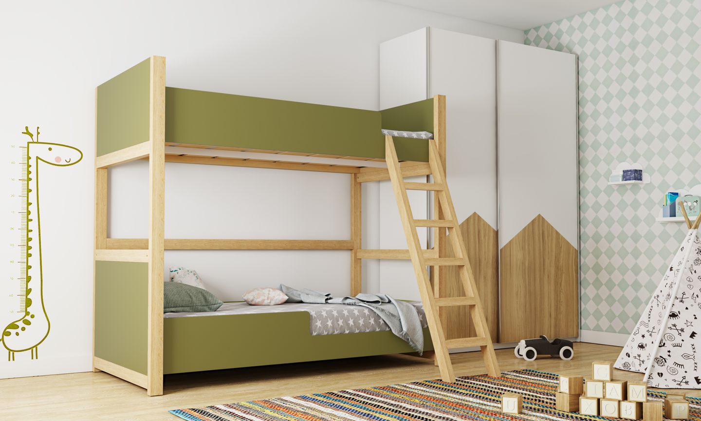Alluring Kids Bedroom Interior Design