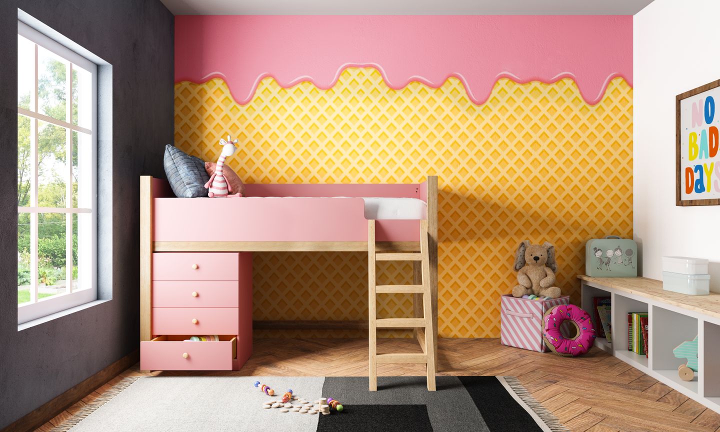 Distinctive Kids Bedroom Interior Design