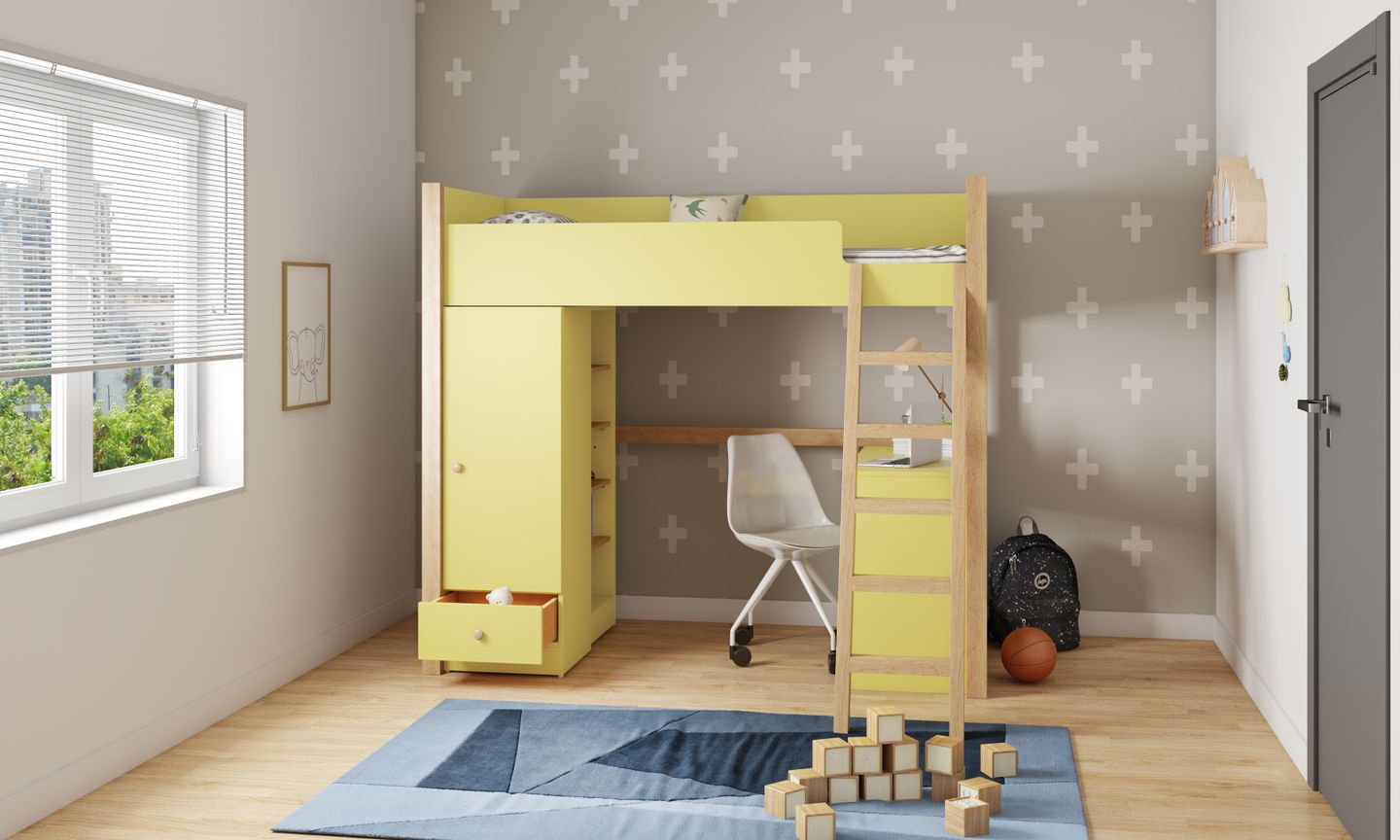 Canary Kids Bedroom Interior Design