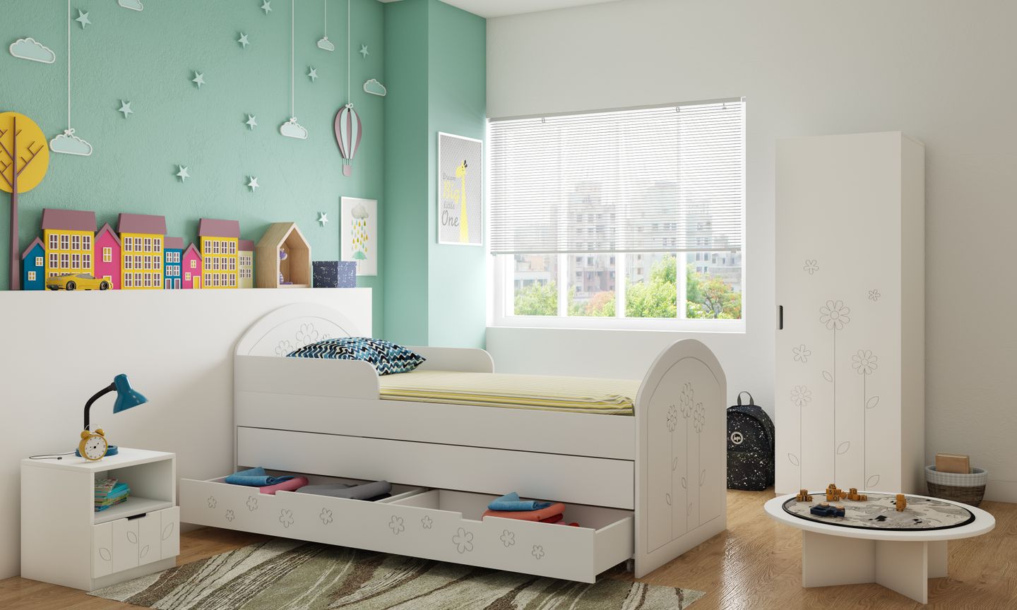 Fresh Kids Bedroom Interior Design