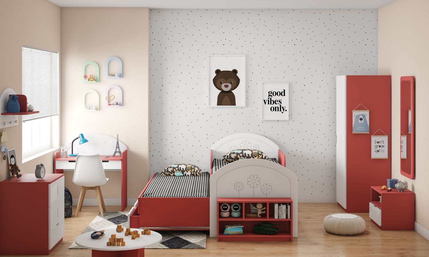 Sanguine Kids Bedroom Interior Design