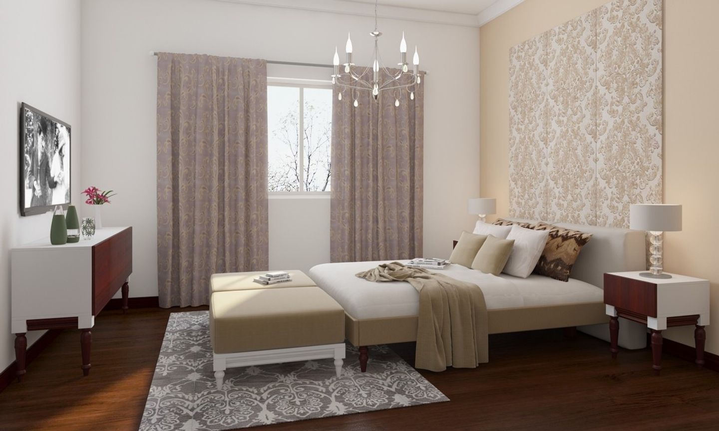 Classic and Spacious Master Bedroom Design