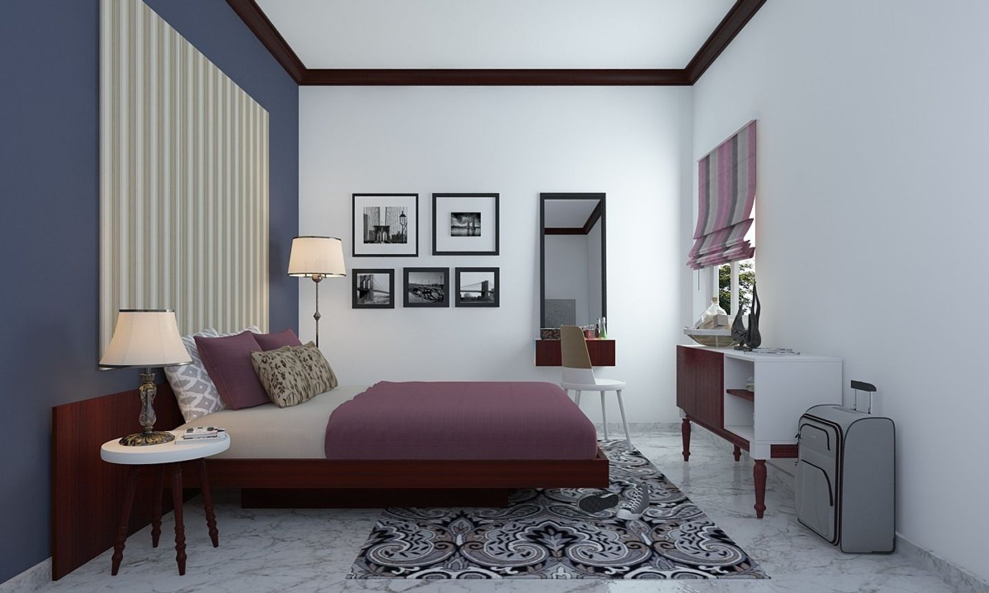 Modern Guest Bedroom Design With Low Maintenance Interiors