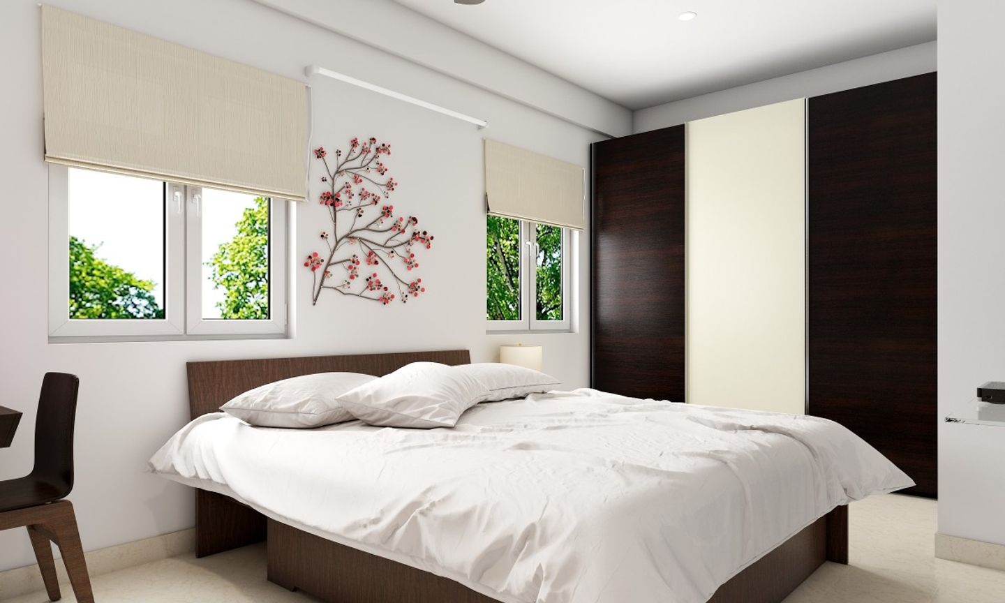 Modern Storage Max Master Bedroom Design With Wall Art
