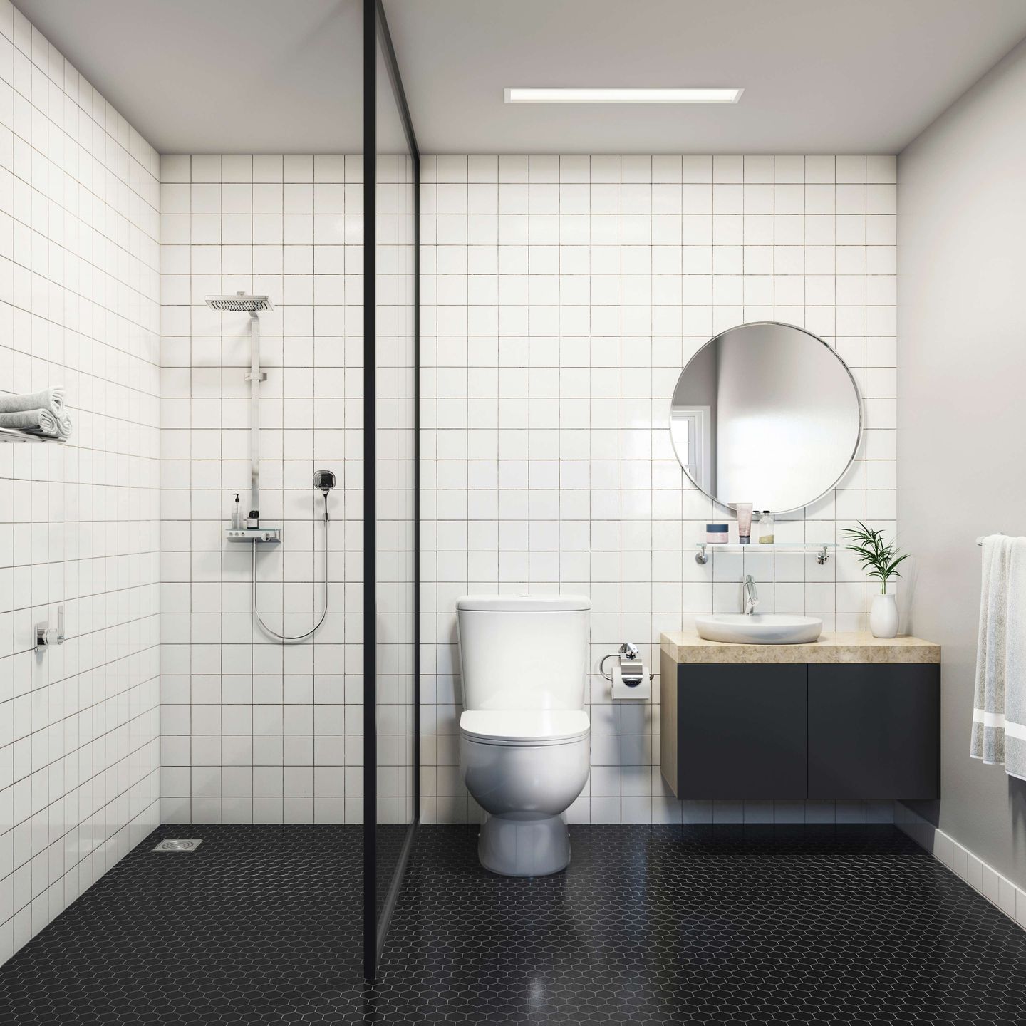 Simple Toilet Interior Design