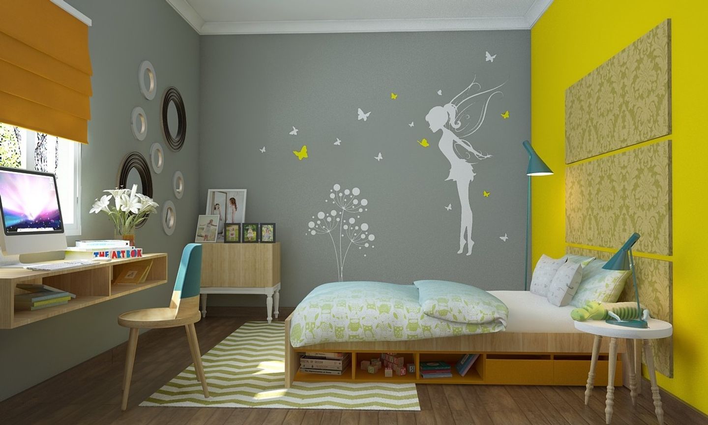 Contemporary Kids Bedroom Design With Magical Fairytale Theme