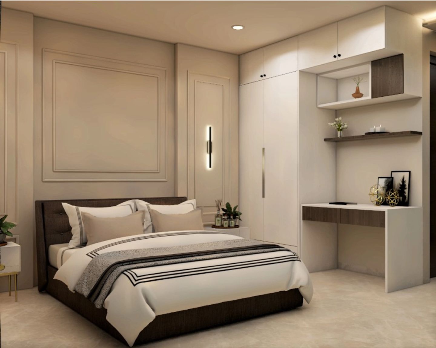 Spacious Guest Bedroom Design - Livspace