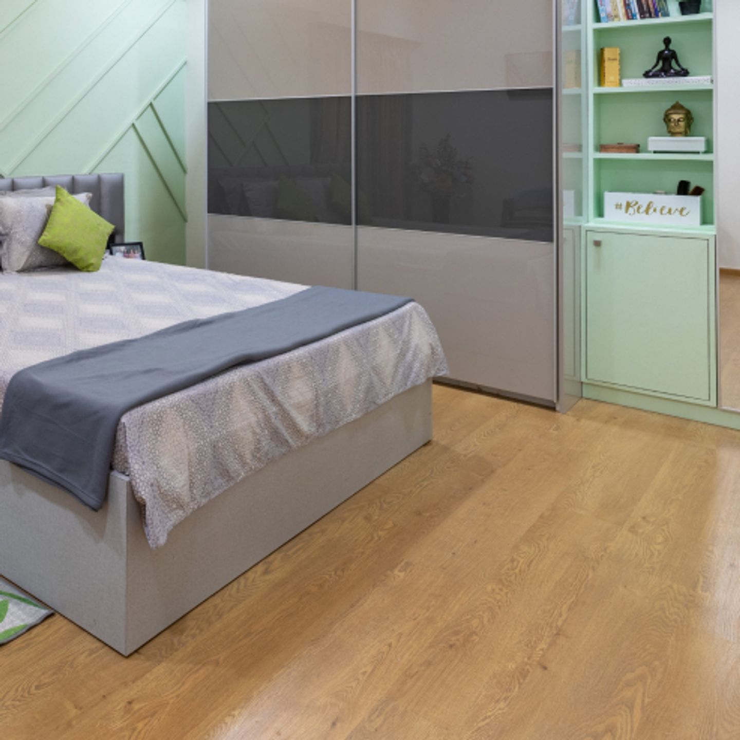 Wooden Flooring For Compact Bedrooms - Livspace