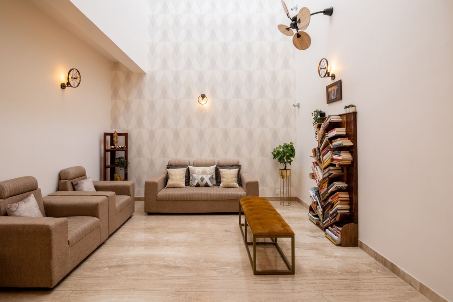 Italian Marble Tiles For Living Rooms - Livspace