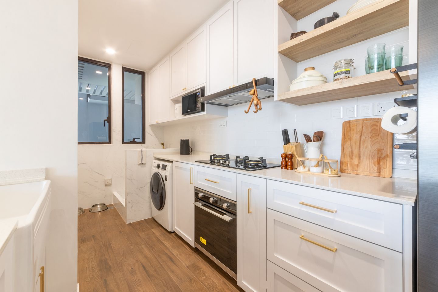 Parallel Kitchen Contemporary Design - Livspace