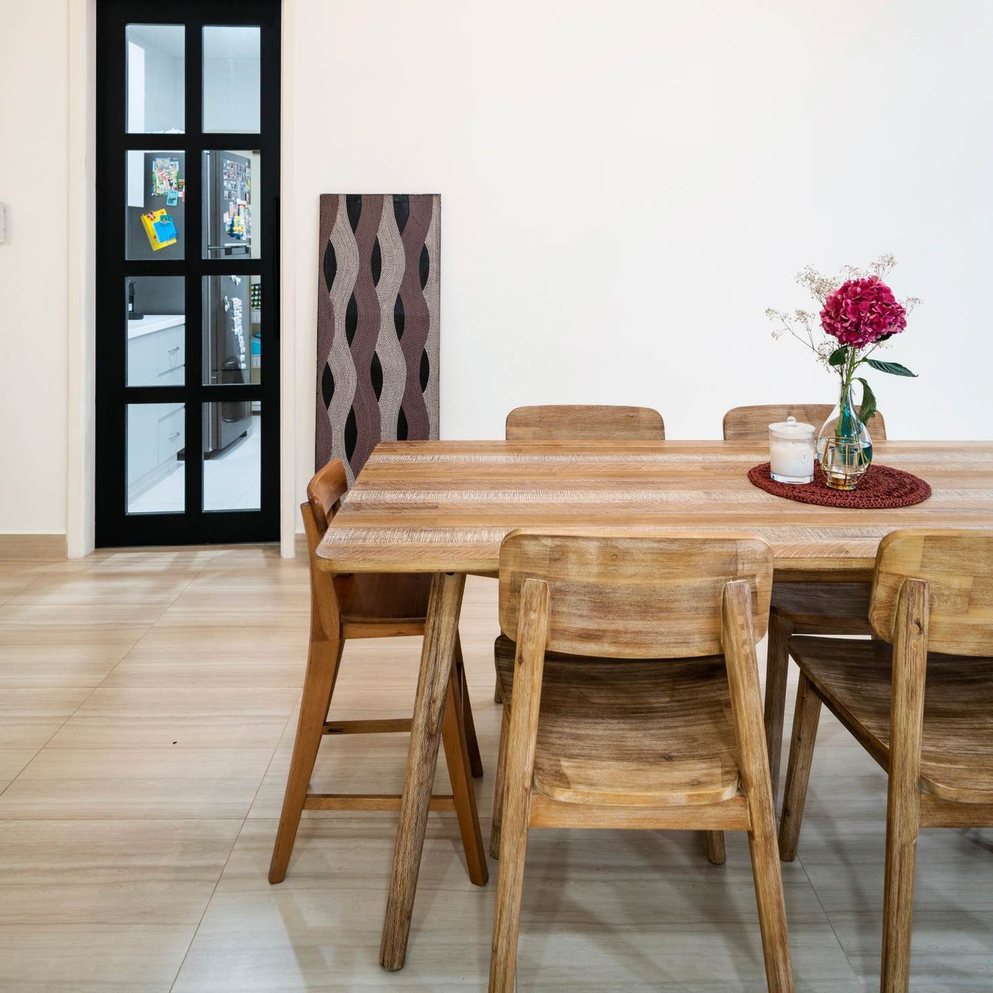 Modern High-Friction Wooden Floor Tiles Design
