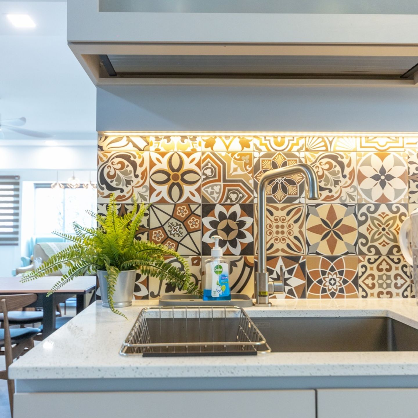 Peranakan Moroccan Ornate Tiles Design - Livspace