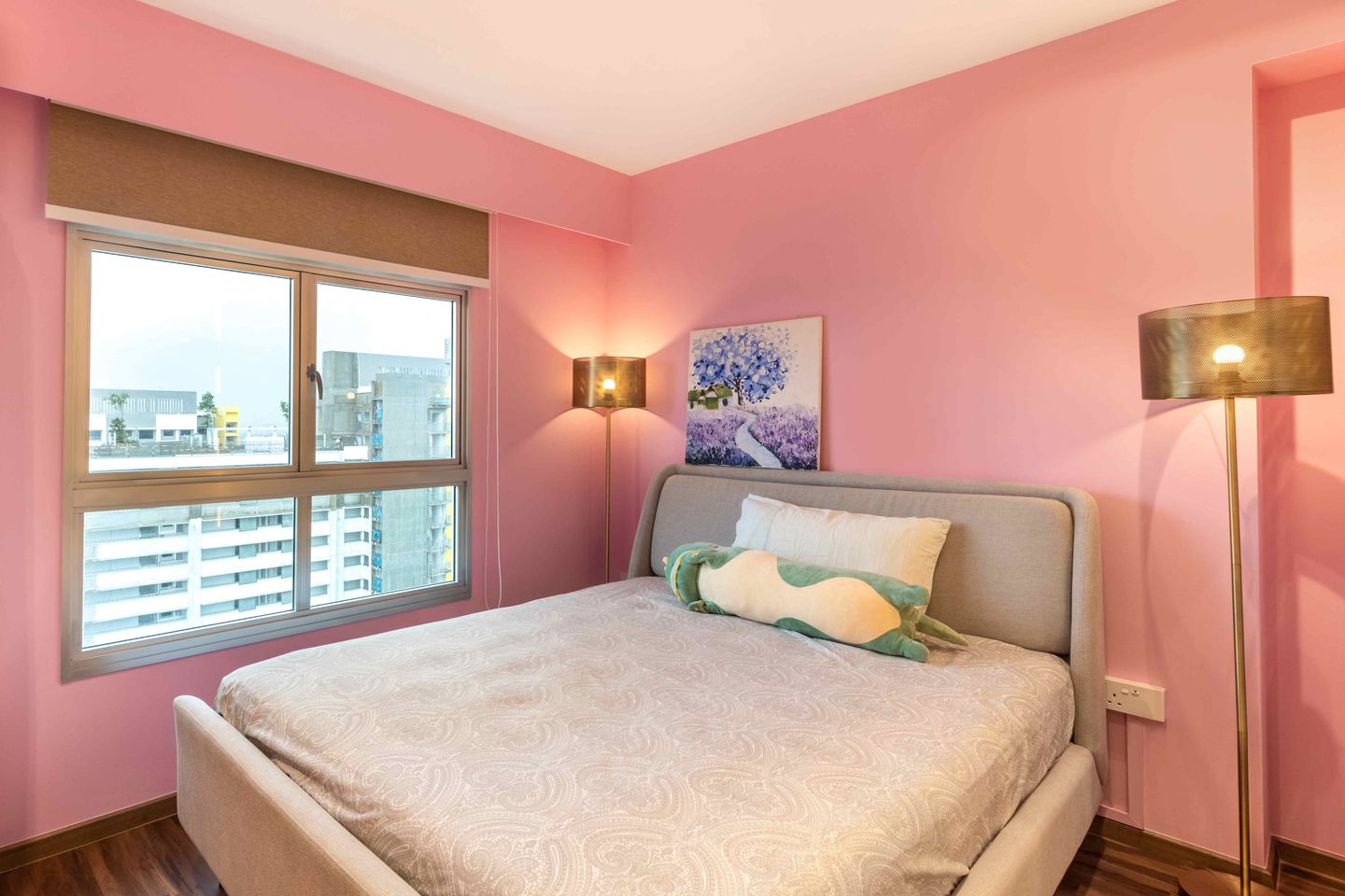Light Pink Wall Design - Livspace