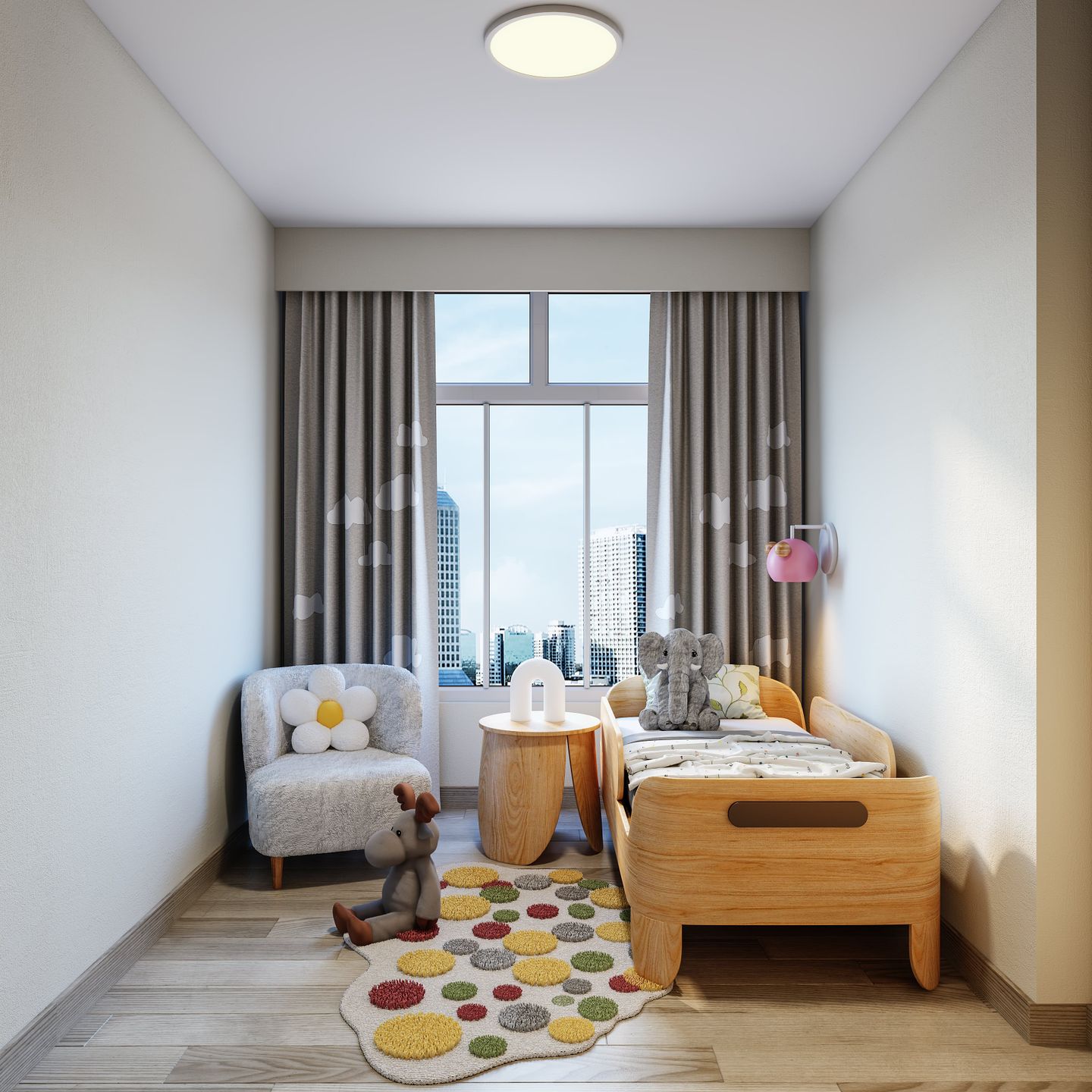 Cute Kid's Bedroom Design - Livspace