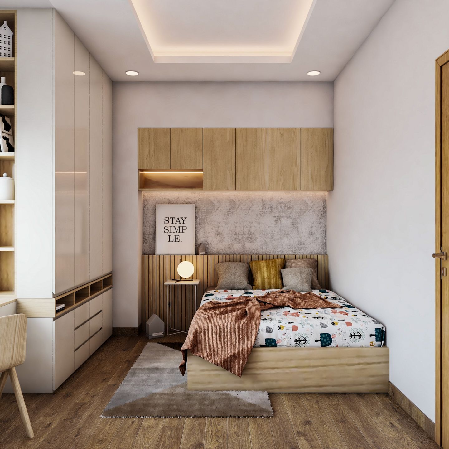 Modern Compact Kid's Bedroom Design - Livspace